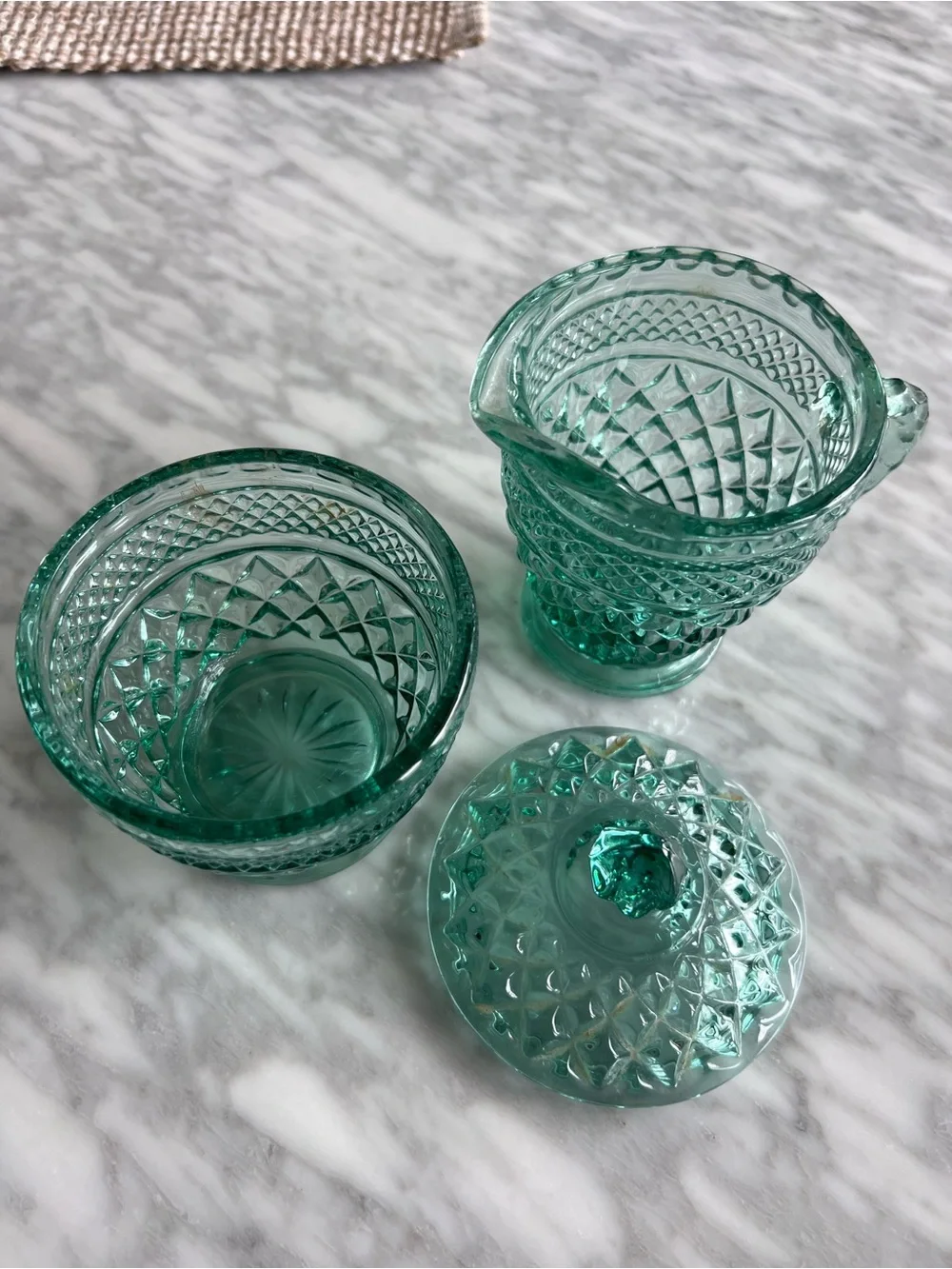 Anchor Hocking elegant green